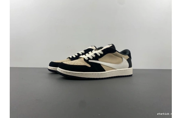1 SP Travis Low Jordan Retro Scott OG Brown DM7866-201 0801